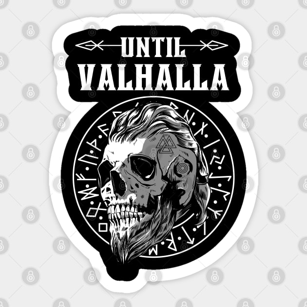 Until Valhalla Sticker by Hypnotic Highs